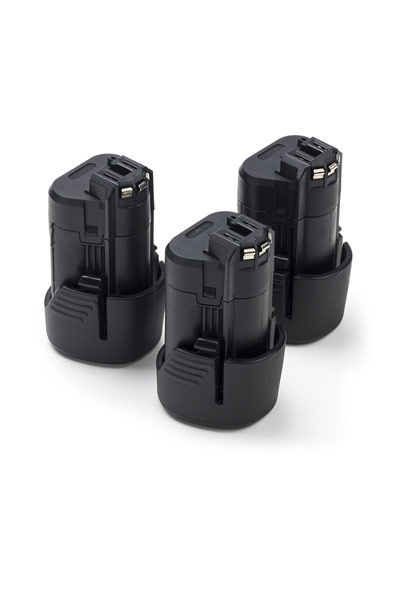 3x Bosch GBA 12V batteries (10.8-12 V, 1.5 Ah)