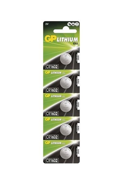 GP CR1632 Lithium Coin cell battery (5 pcs)