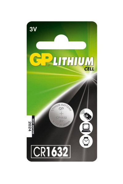 GP CR1632 / DL1632 / 1632 Lithium Coin cell battery (Amount 1)