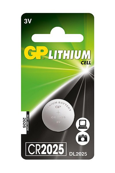 GP CR2025/DL2025 Lithium Coin cell battery (Amount 1)