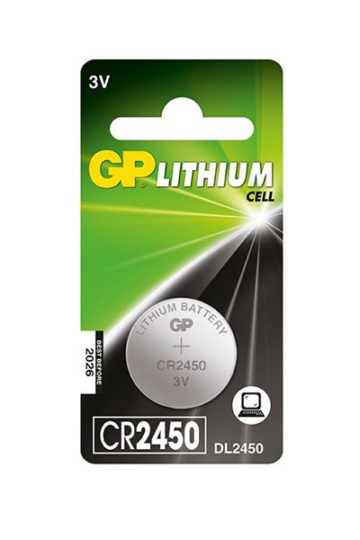 GP CR2450 / DL2450 / 2450 Lithium Миниатюрный элемент питания Обычная батарейка (Сумма 1)