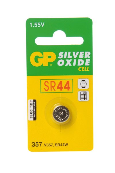 GP SR44 / GP357 Silver Oxide Coin cell battery (Amount 1)