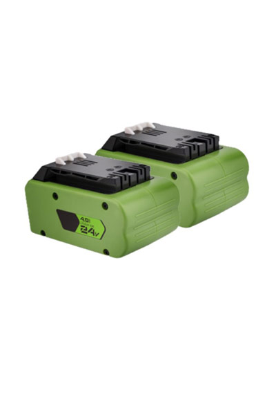 BO-GREENWORKS-24V-4A-X2 batería (4000 mAh 24 V, Verde)