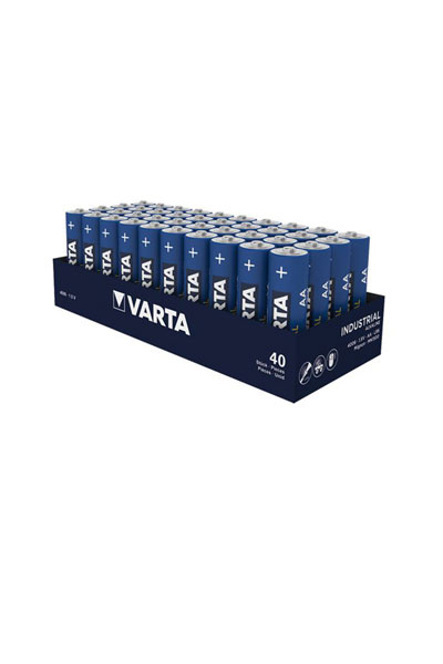 Varta Industrial Pro AA / LR06 / MN1500 Alkaline baterie (40 pcs)