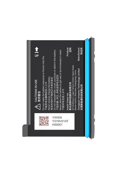 Insta360 BO-INSTA360-BAT-ONEX2 batería (1420 mAh 3.85 V, Negro, Original)