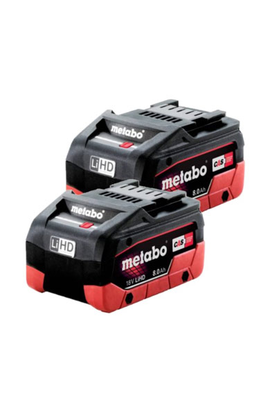 Metabo BO-METABO-625369000-2 battery (8000 mAh 18 V, Black, Original)