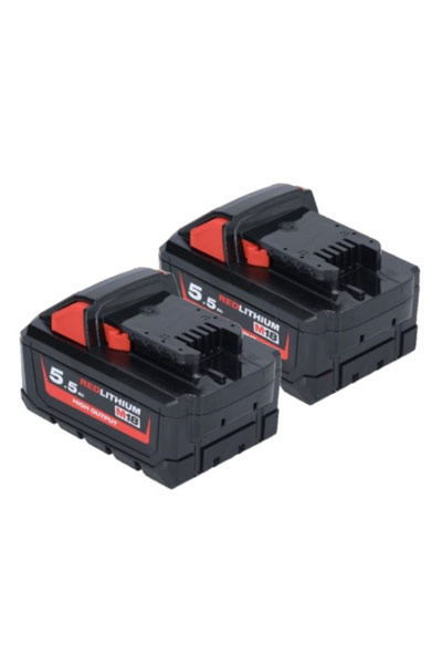 Milwaukee BO-MIL-M18HB5.5-2 batería (5500 mAh 18 V, Negro, Original)