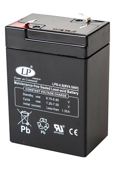 Landport BO-NSA-LP6-4.5-T1 batería (4500 mAh 6 V, Original)