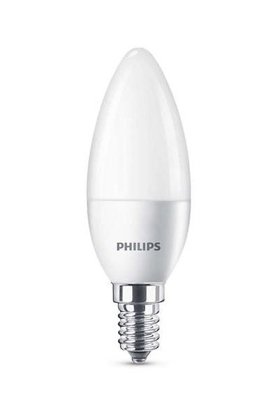 Philips E14 LED lampen 4W (25W) (Kerze, Mattiert)