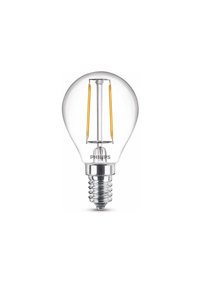 Philips LED Classic E14 LED lampy 2W (25W) (Luster, Priehľadné)