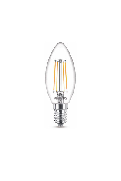 Philips LED Classic E14 LED lamp 4.3W (40W) (Kaars, Helder)