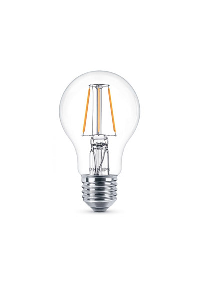 Philips Filament E27 LED Lamp 4.3W (40W) (Pear, Clear)