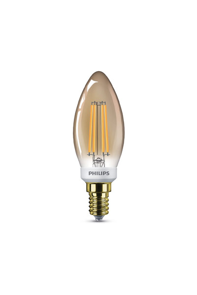 Philips E14 LED Lamp 5W (32W) (Candle, Clear, Dimmable)