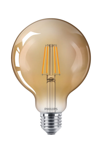 Philips E27 LED-lampor 4W (35W) (Glob, Klar)