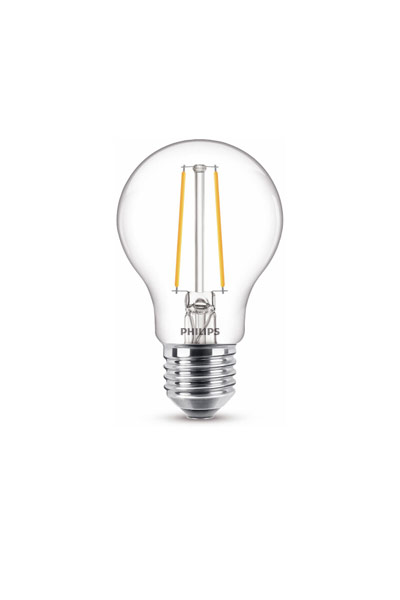 Philips Filament E27 LED Lamp 1.5W (15W) (Pear, Clear)