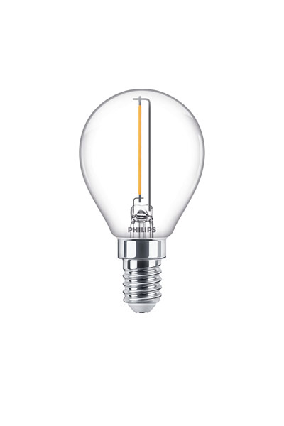 Philips LED Classic E14 LED lamp 1.4W (15W) (Kogel, Helder)
