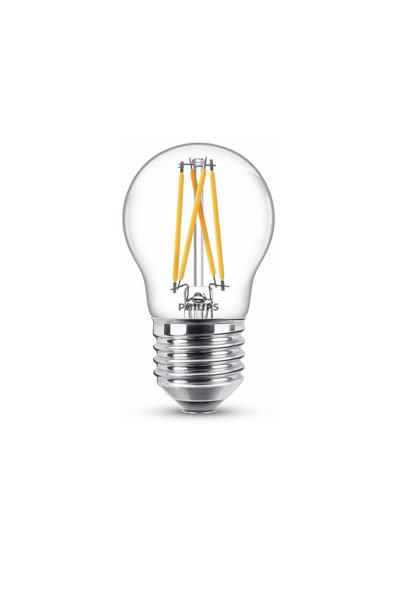 Philips WarmGlow E27 LED Lamp 1.8W (25W) (Lustre, Clear, Dimmable)