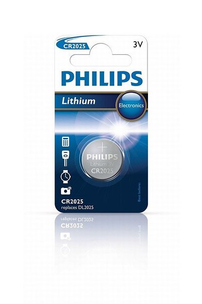 Philips CR2025 Lithium Coin cell battery (Amount 1)
