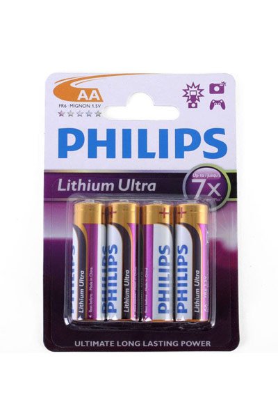 Philips Ultra AA Lithium batterij (4 stuks)