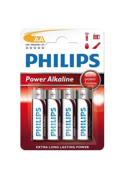 Philips AA / HR06 Alkaline baterie (4 pcs)