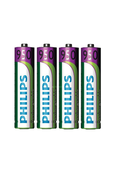 Philips AAA pilhaPhilips AM4 / E92 / K3A pilha (1.2V)