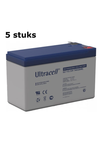 UltraCell BO-UL7-12-X5 battery (7000 mAh 12 V, Original)