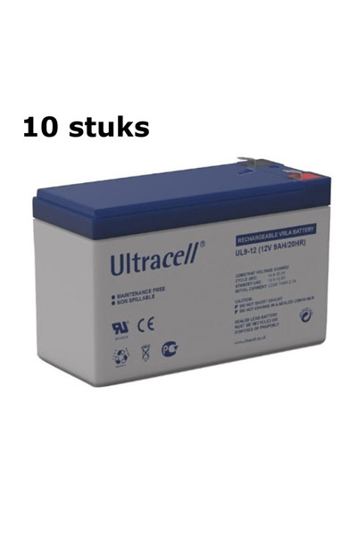 UltraCell BO-UL9-12-X10 batteri (9000 mAh 12 V, Originalt)