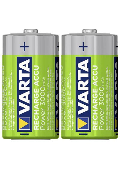 Varta C / HR14 Ni-MH Batterie Wiederaufladbar (2 Stücke, 3000 mAh)