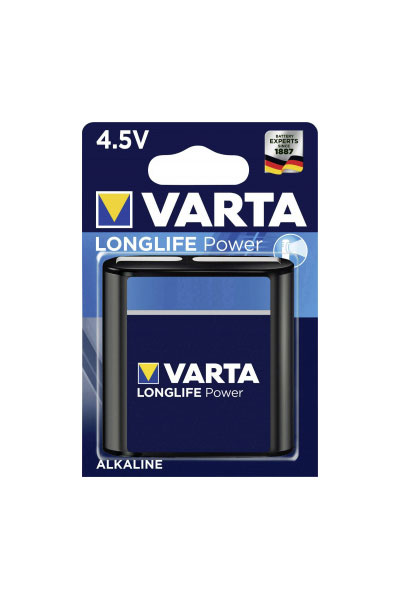 Varta Longlife Power 3LR12 / MN1203 Alkaline 4.5 Volt Batterie (Anzahl 1)
