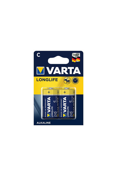 Varta Longlife LR14 / C Alkaline Batterie (2Stücke)