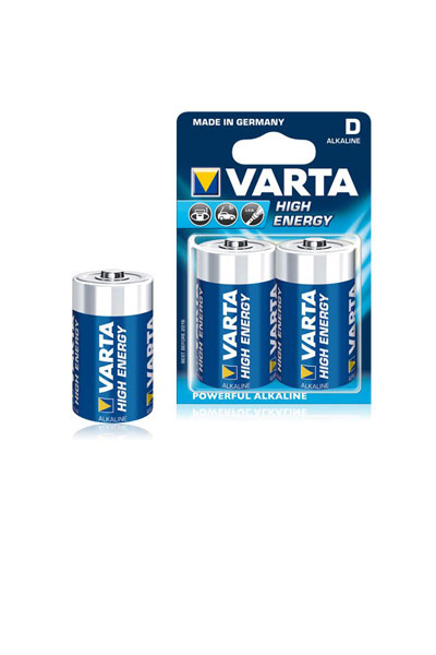 Varta Longlife Power LR20 / D Alkaline Batterie (2 Stücke)