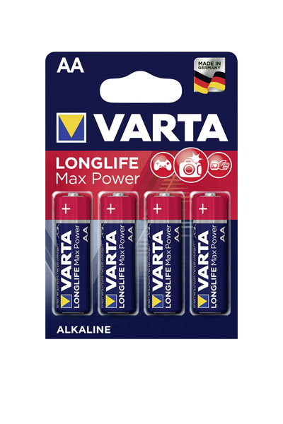 Varta Longlife Powermax AA / MN1500 / LR06 Alkaline Bateria guzikowa bateria (4 szt.)