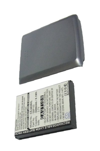 BTC-A636XL battery (2200 mAh 3.7 V, Black)