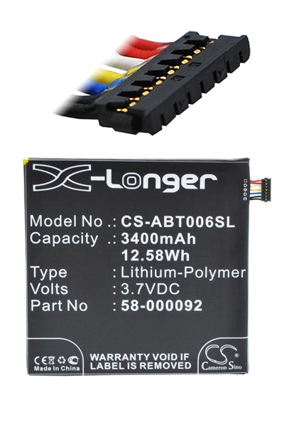 BTC-ABT006SL battery (3400 mAh 3.7 V)