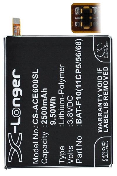BTC-ACE600SL batterie (2500 mAh 3.8 V)
