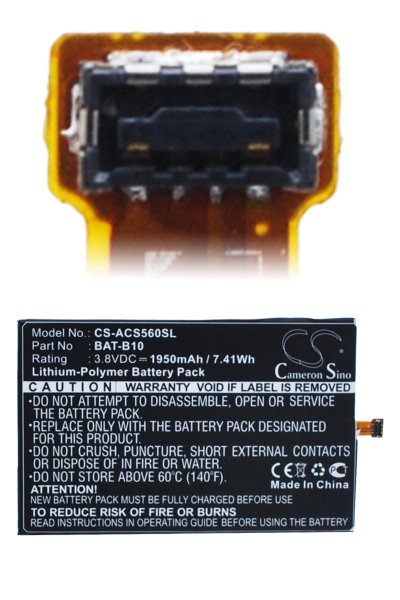 BTC-ACS560SL battery (1950 mAh 3.8 V)