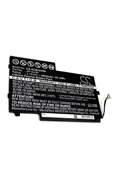 BTC-ACW103NB battery (8050 mAh 3.75 V, Black)