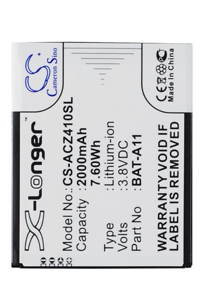 BTC-ACZ410SL battery (2000 mAh 3.8 V)