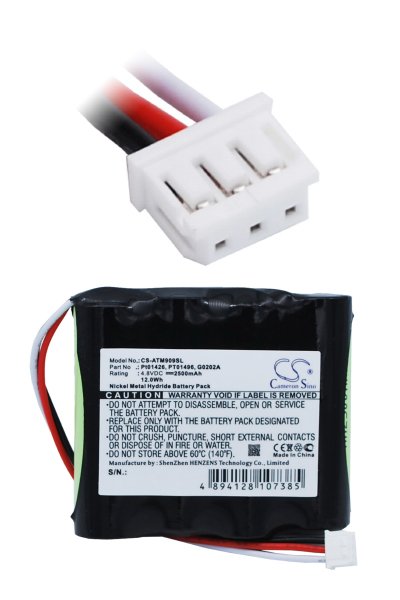 BTC-ATM909SL batería (2500 mAh 4.8 V)