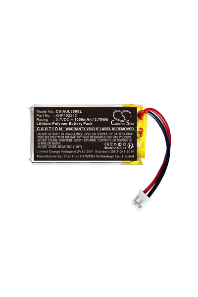 BTC-AUL550SL battery (1000 mAh 3.7 V, Black)