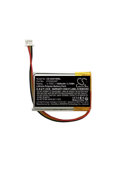 BTC-AUX100SL battery (1000 mAh 3.7 V, Black)