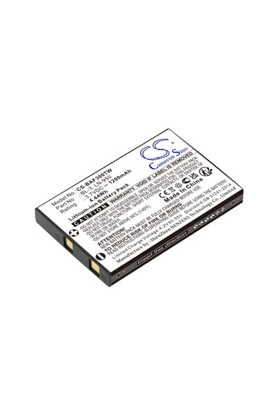 BTC-BAF300TW battery (1200 mAh 3.7 V, Black)