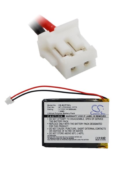 BTC-BCP75CL battery (500 mAh 3.7 V)