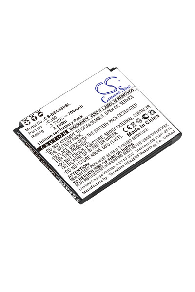 BTC-BEC350SL battery (700 mAh 3.7 V, Black)