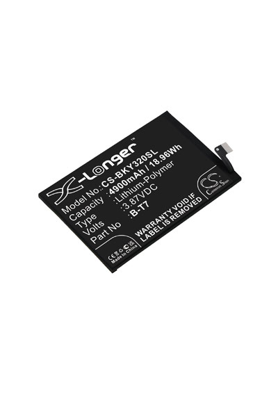 BTC-BKY320SL battery (4900 mAh 3.87 V, Black)