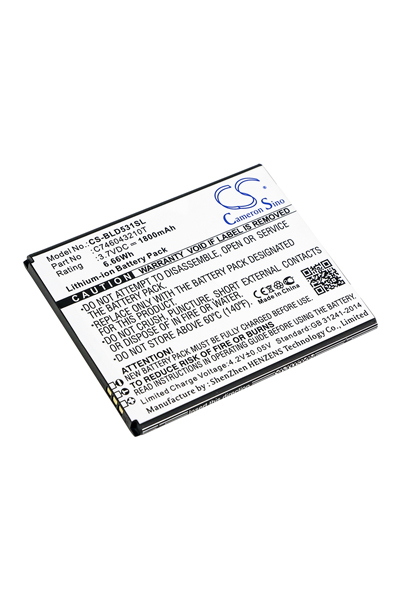 BTC-BLD531SL battery (1800 mAh 3.7 V, Black)