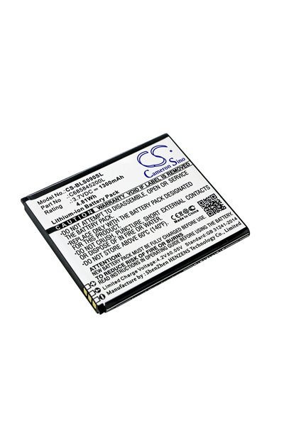 BTC-BLS090SL battery (1300 mAh 3.7 V, Black)