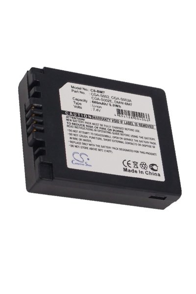 BTC-BM7 battery (680 mAh 7.4 V, Black)