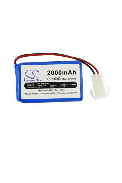 Battery suitable for Brookstone Rover Revolution 2000 mAh 7.4 V