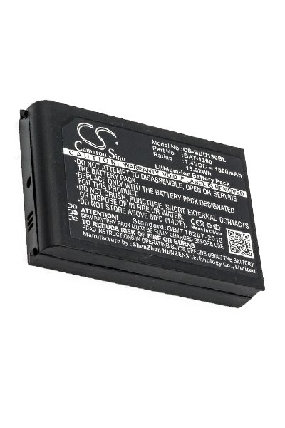 BTC-BUD130BL battery (1800 mAh 7.4 V, Black)